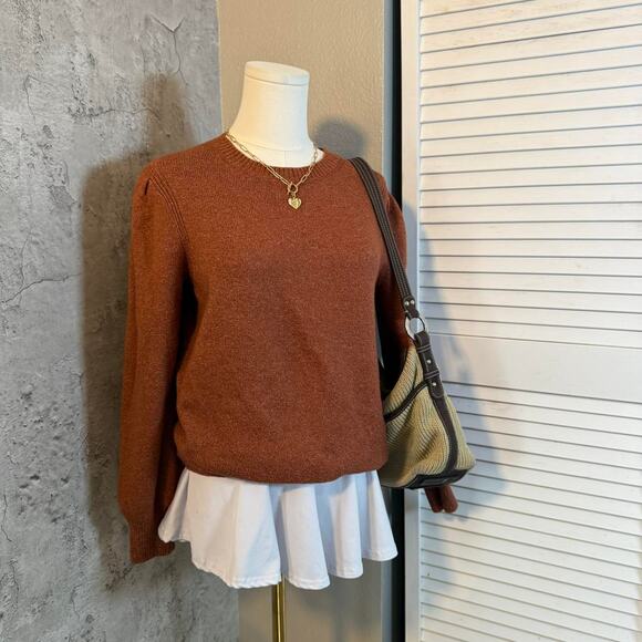 Preppy Amazon Essentials Orange Sweater - Picture 3 of 7